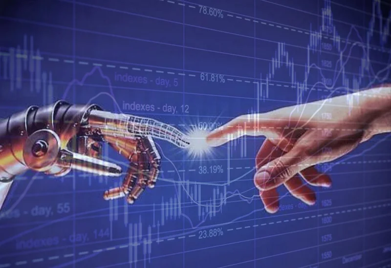 рука человека и рука робота